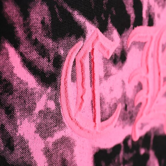 Chrome Hearts Pink Flame Cross T-Shirt - Picture 8 of 9